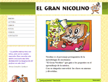 Tablet Screenshot of elgrannicolino.com